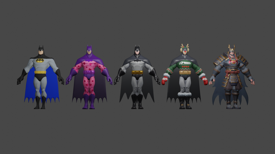 Open3DLab • Multiversus Batman Pack