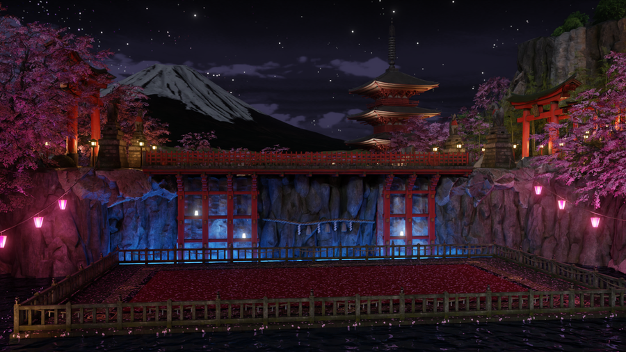 Open3DLab • Tekken 7 Vermilion Gates Stage