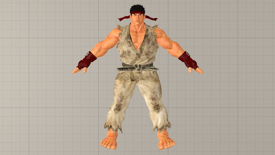 Open3DLab • Street Fighter 6 Ryu