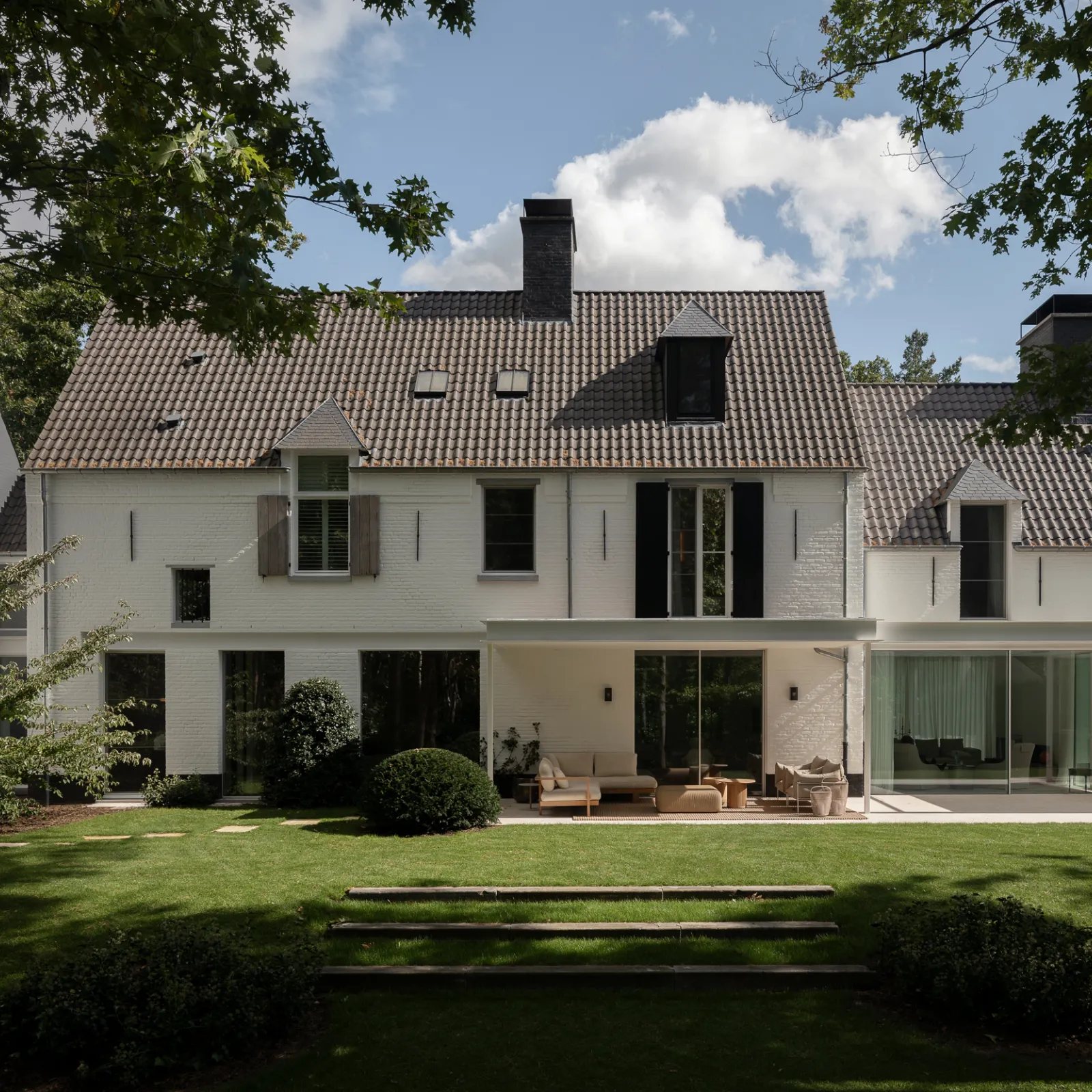 Achtergevel villa