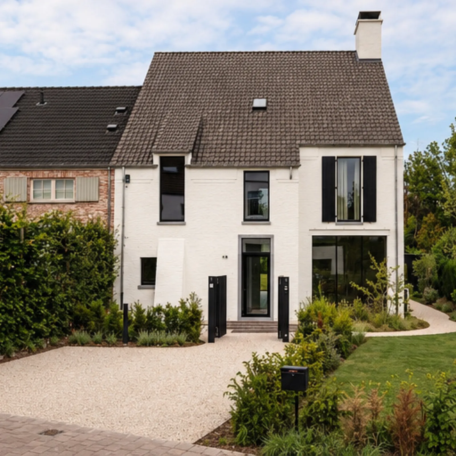 Voorgevel Oscar V villa