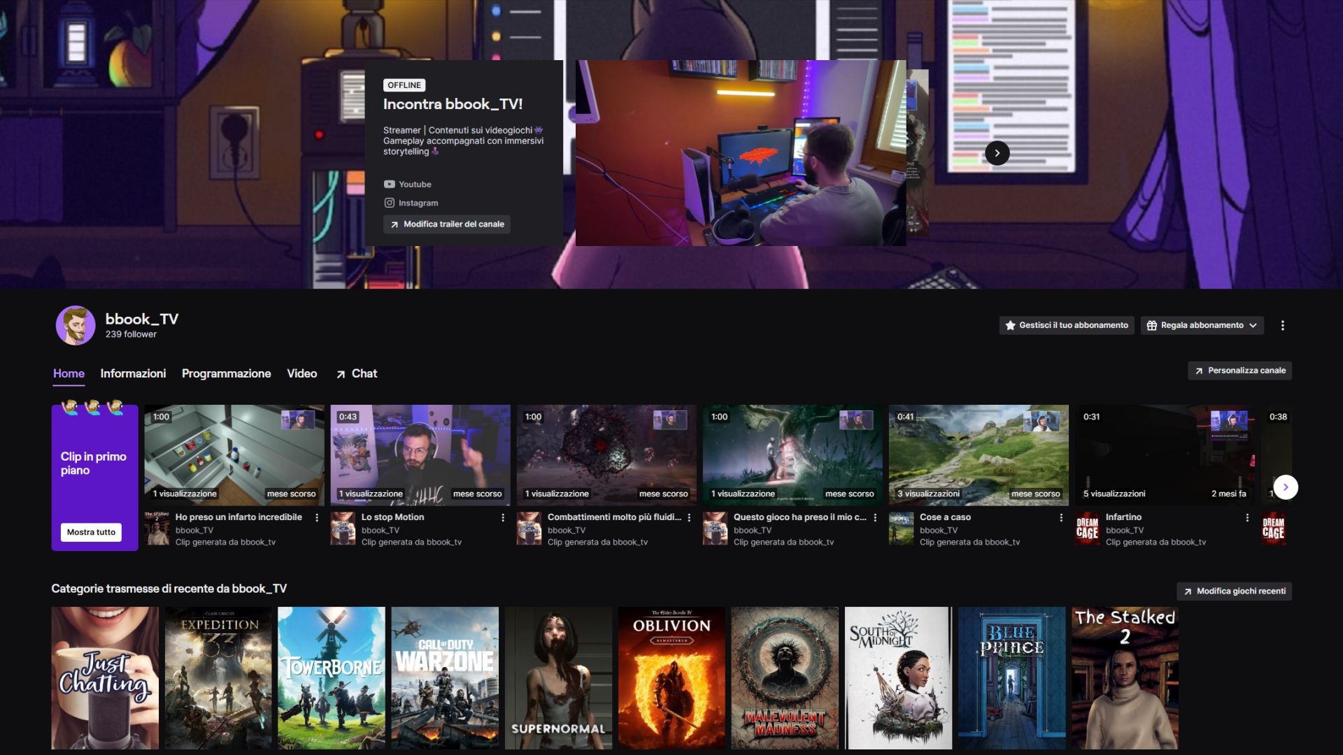 BBOOK_TV Live Twitch