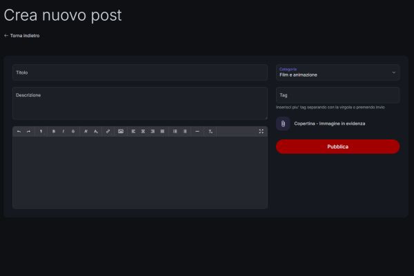 Nuova funzione post rilasciata