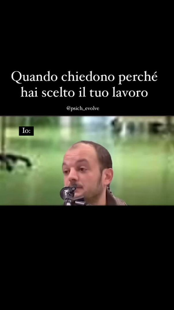 Quando ti chiedono perchè hai scelto quel lavoro