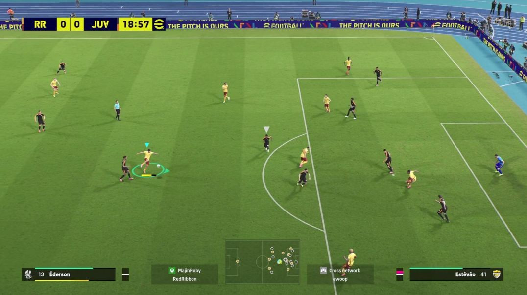 ⁣Goal al volo da fuori area in FULL MANUAL - eFootball 2025