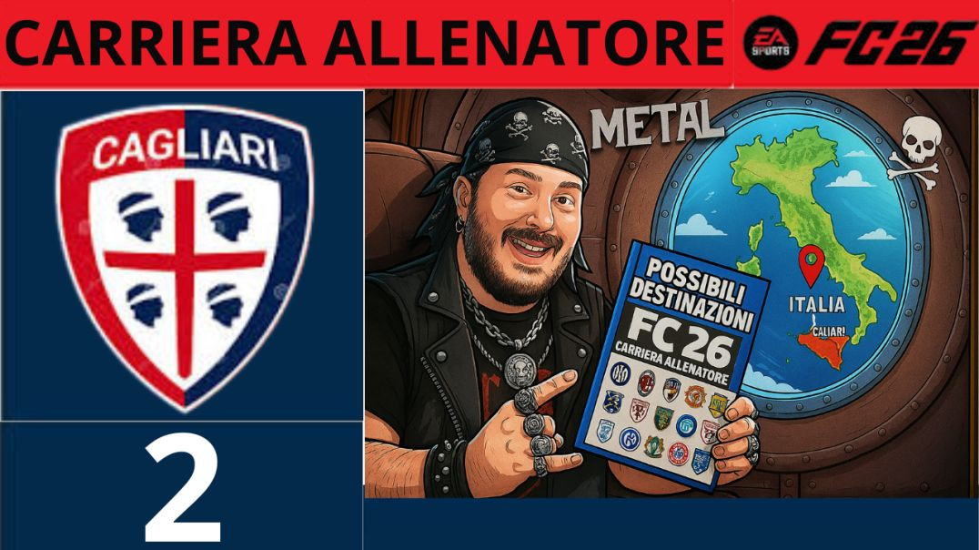 Dopo ROMA e FROSINONE, la SFIDA a CAGLIARI! SARDEGNA Is on FIRE🔥 ► FC 26 Carriera Allenatore