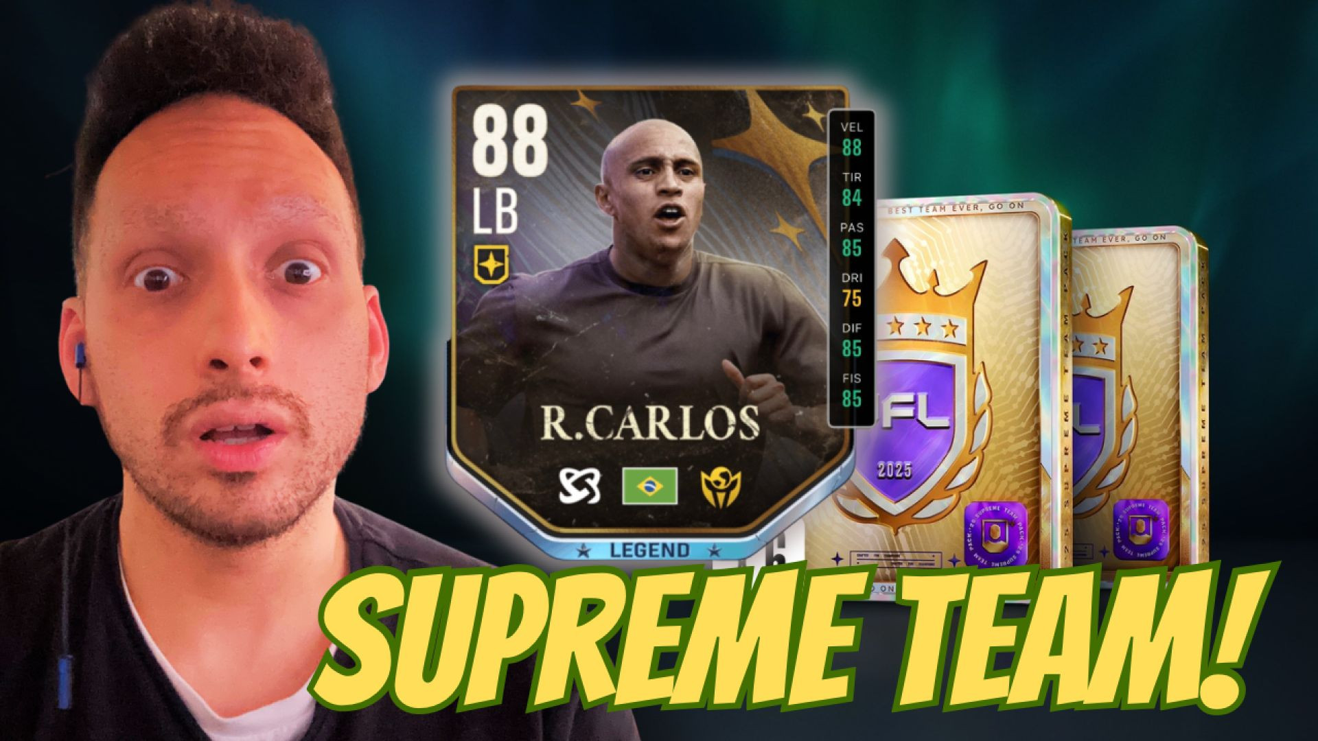 UFL: PROVO FINALMENTE ROBERTO CARLOS + SCULO NEL PACK SUPREME TEAM!