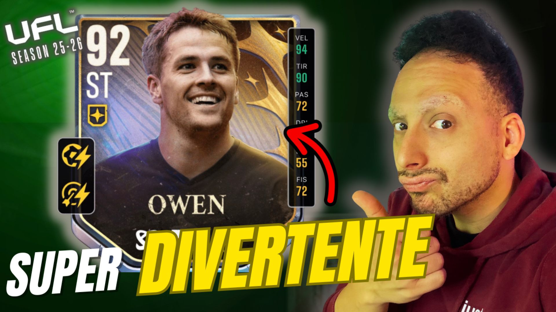 UFL: OWEN PRIME E' FORTISSIMO MA...
