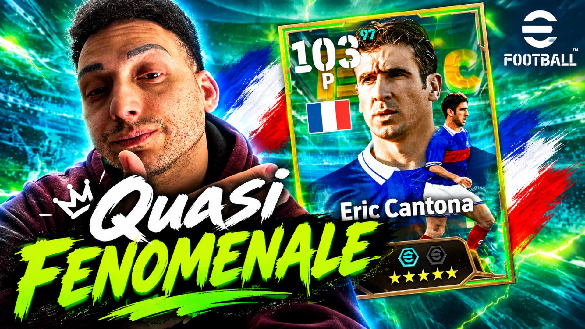 ECCO ERIC CANTONA FREE EPIC! VI DICO PERCHE' E' COSI' FORTE! #efootball