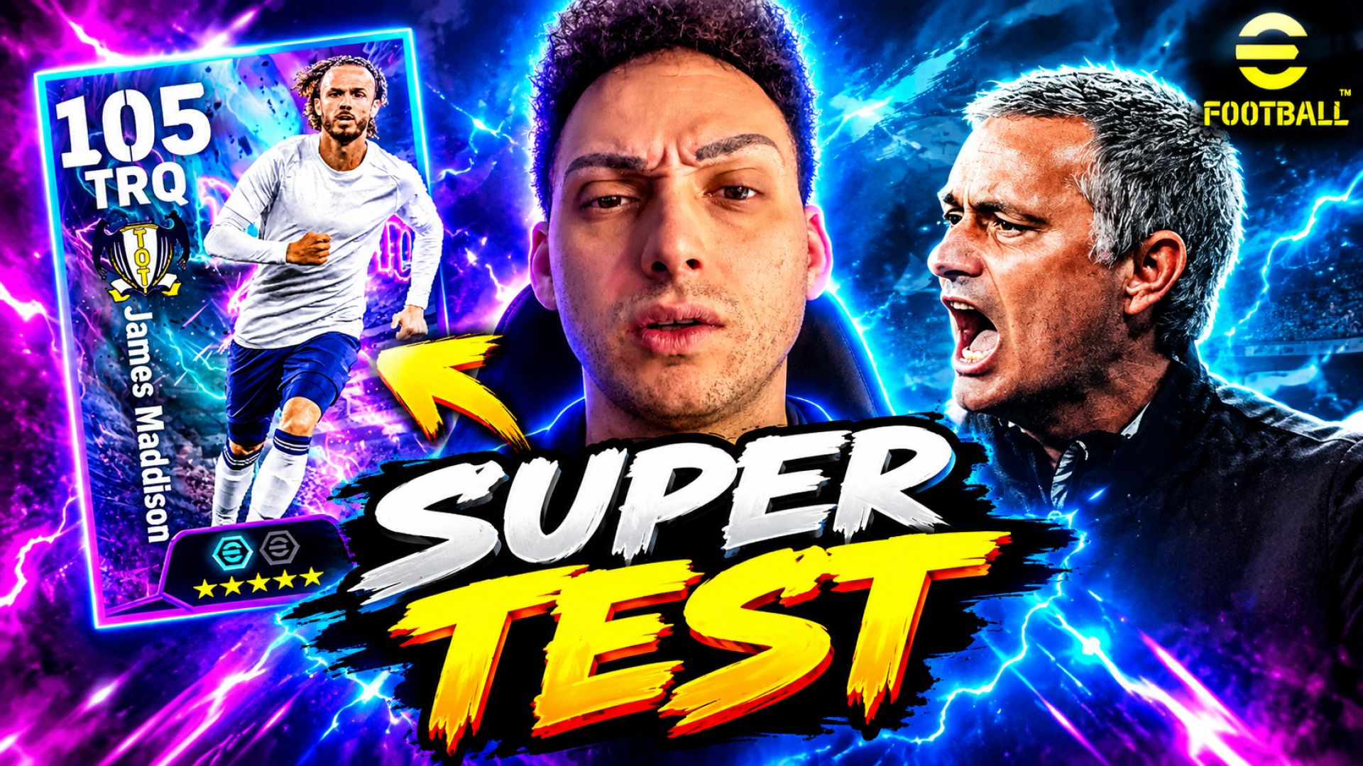 SUPER TEST MOURINHO COACH E MADDISON SHOWTIME FREE! #efootball