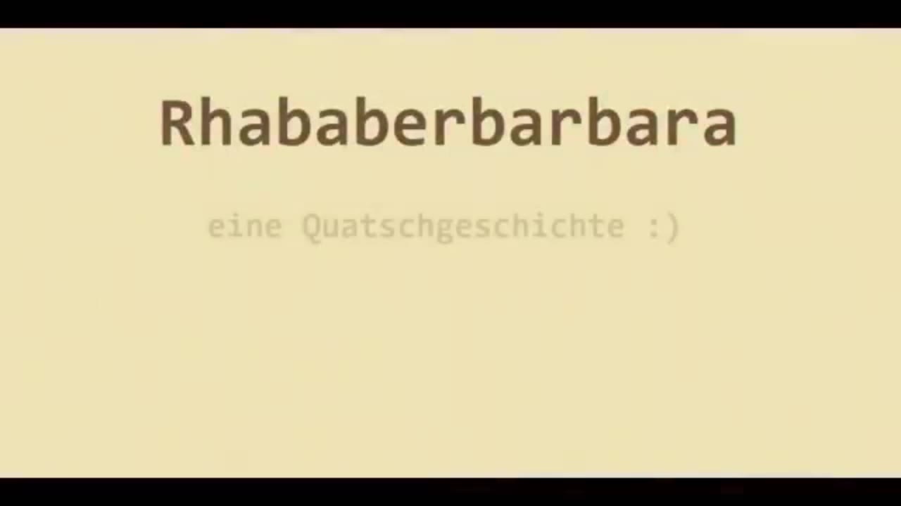 Rhabarberbarbara - decode German long words!