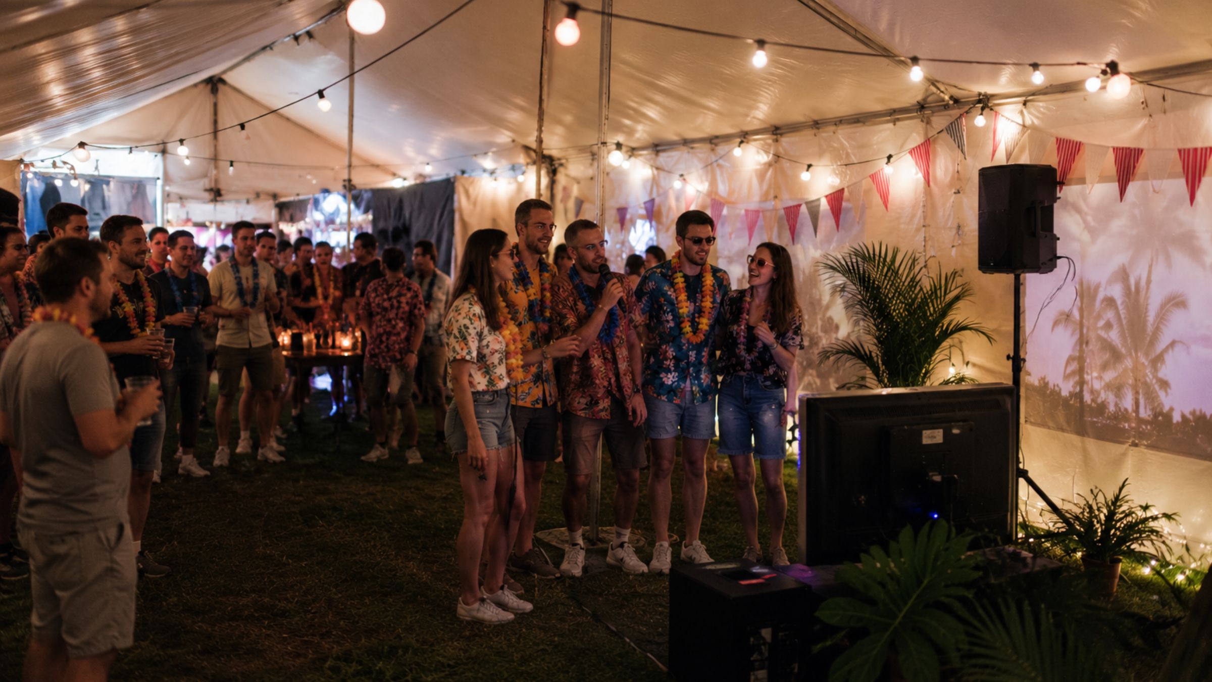 Zeskampspel Tropical karaoke