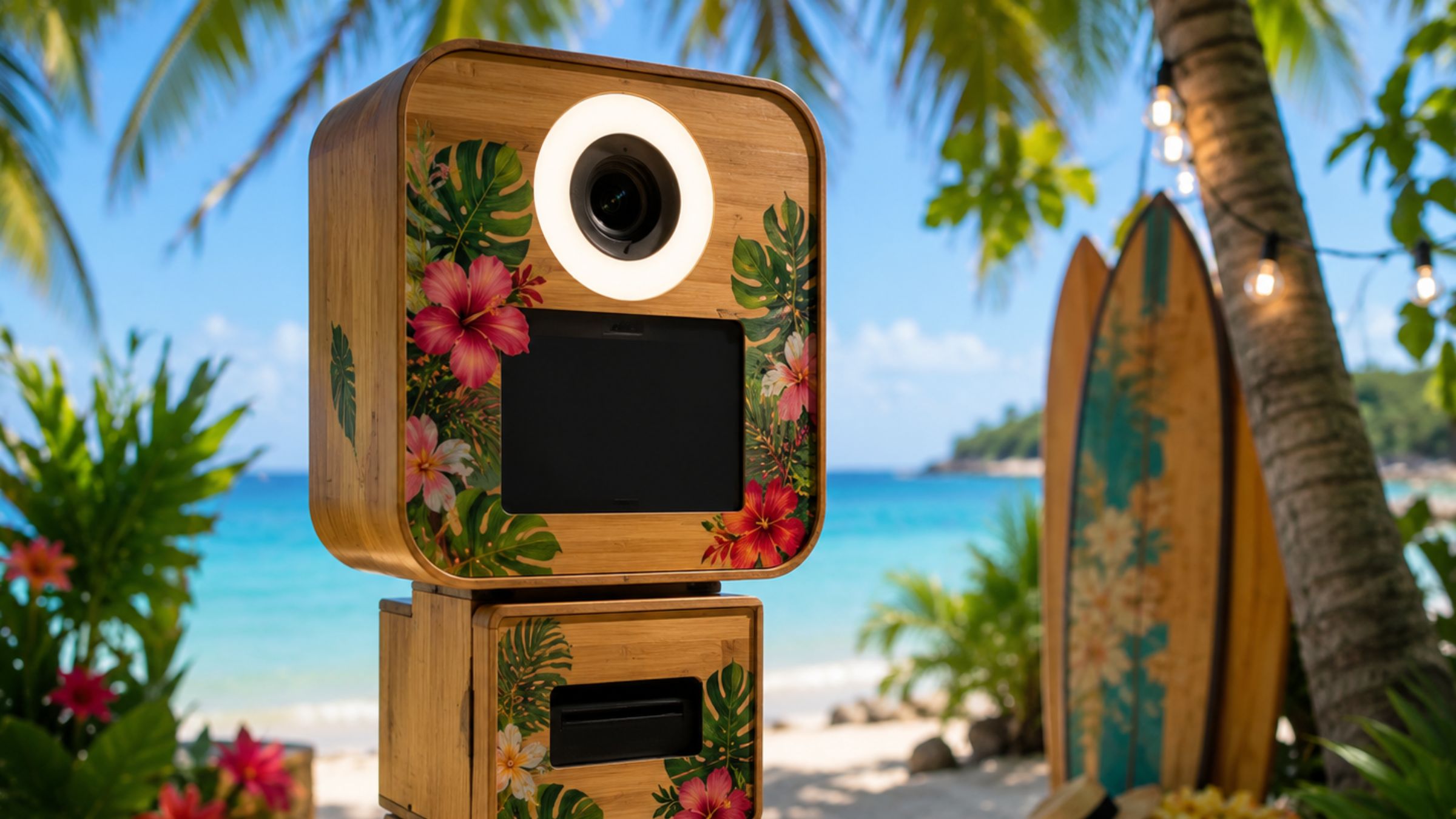 Tropical photobooth