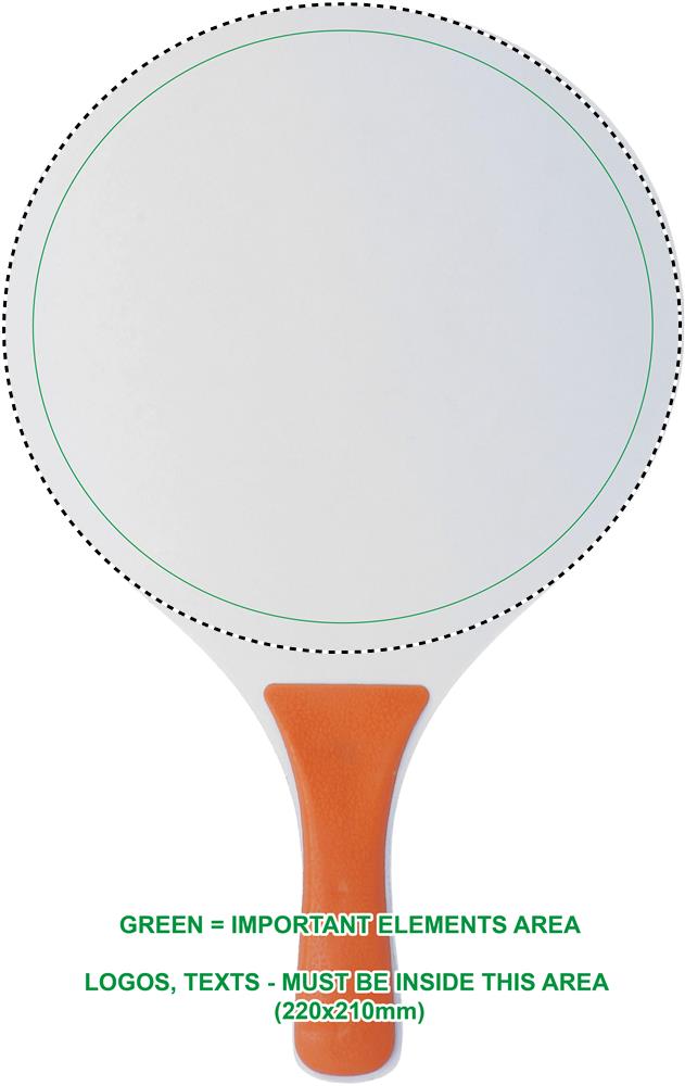 Racchettoni da spiaggia racket 2 back pd 10