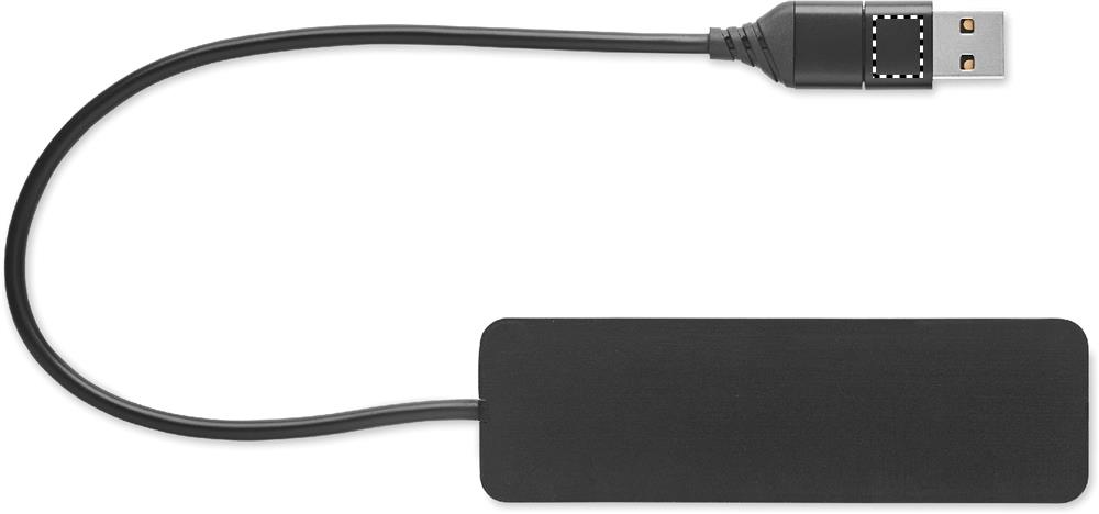 USB-C 4 port USB hub plug 03