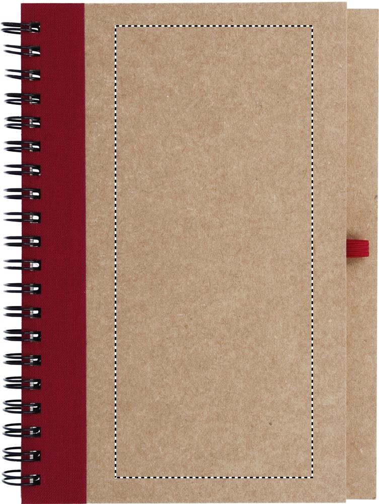 B6 recycled notebook with pen front screen 05