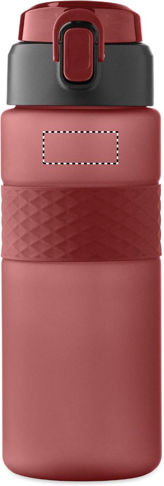 RPET drinking bottle 700ml front upper 02