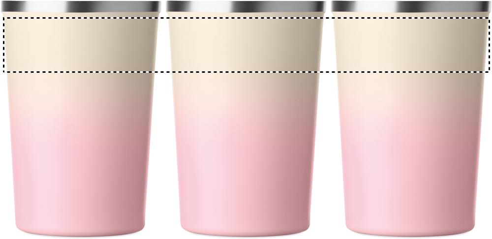 Bicchiere doppio strato 350 ml 360 laser 11