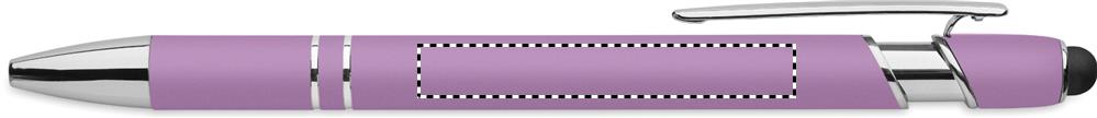 Recycled aluminium stylus pen clip right handed 21