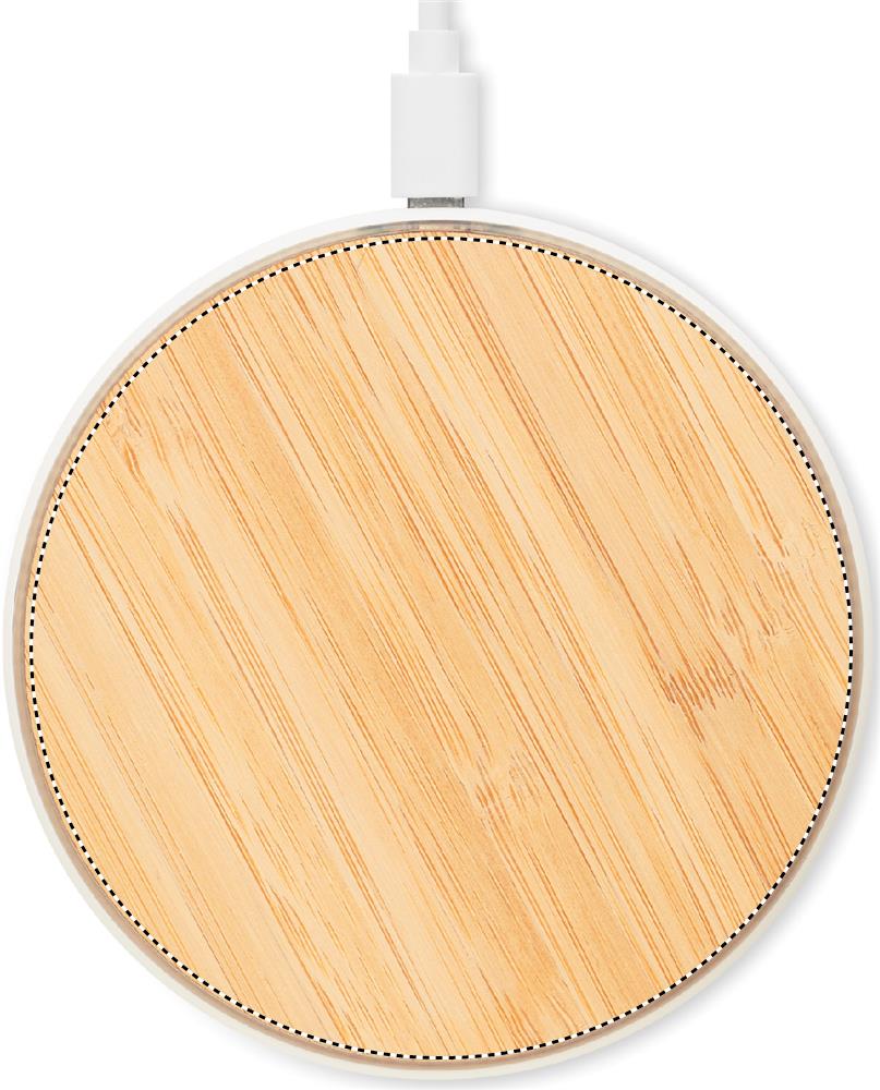 Bamboo wireless charger 10W top pd 40