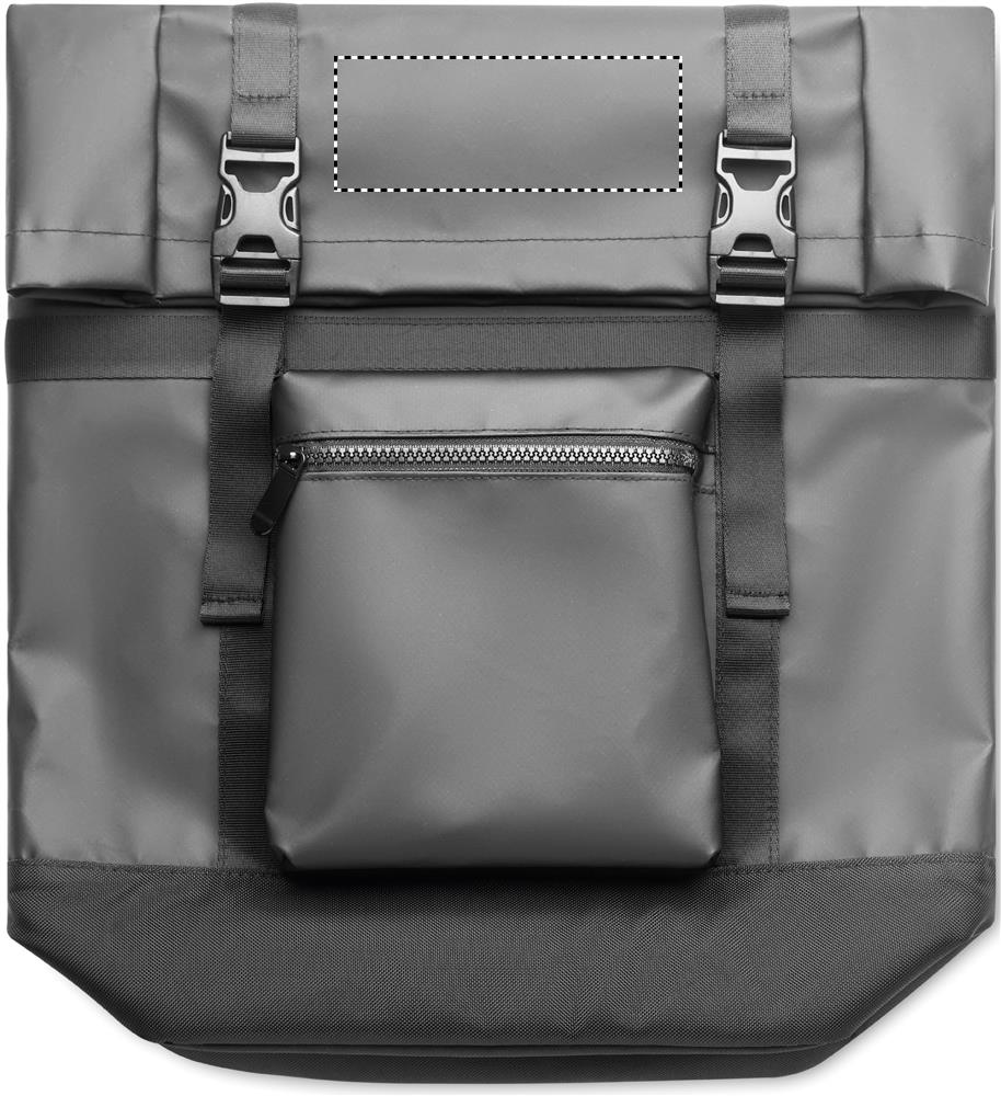 Rolltop backpack 50C tarpaulin top 03