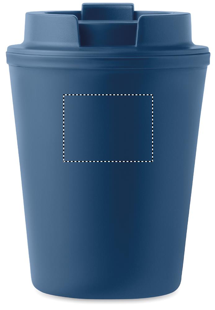 Recycled PP tumbler 300 ml back upper 04
