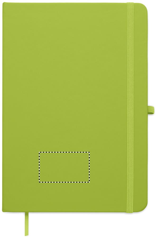 Notebook A5 in PU riciclato front pad 48