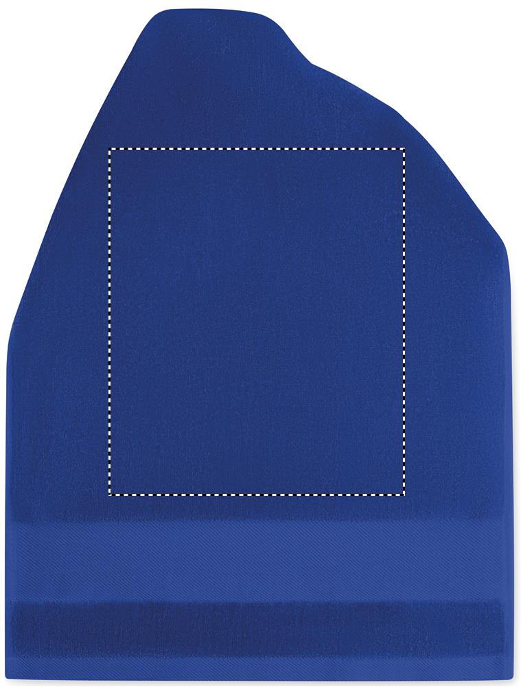 Cotton golf towel with hanger upper 04