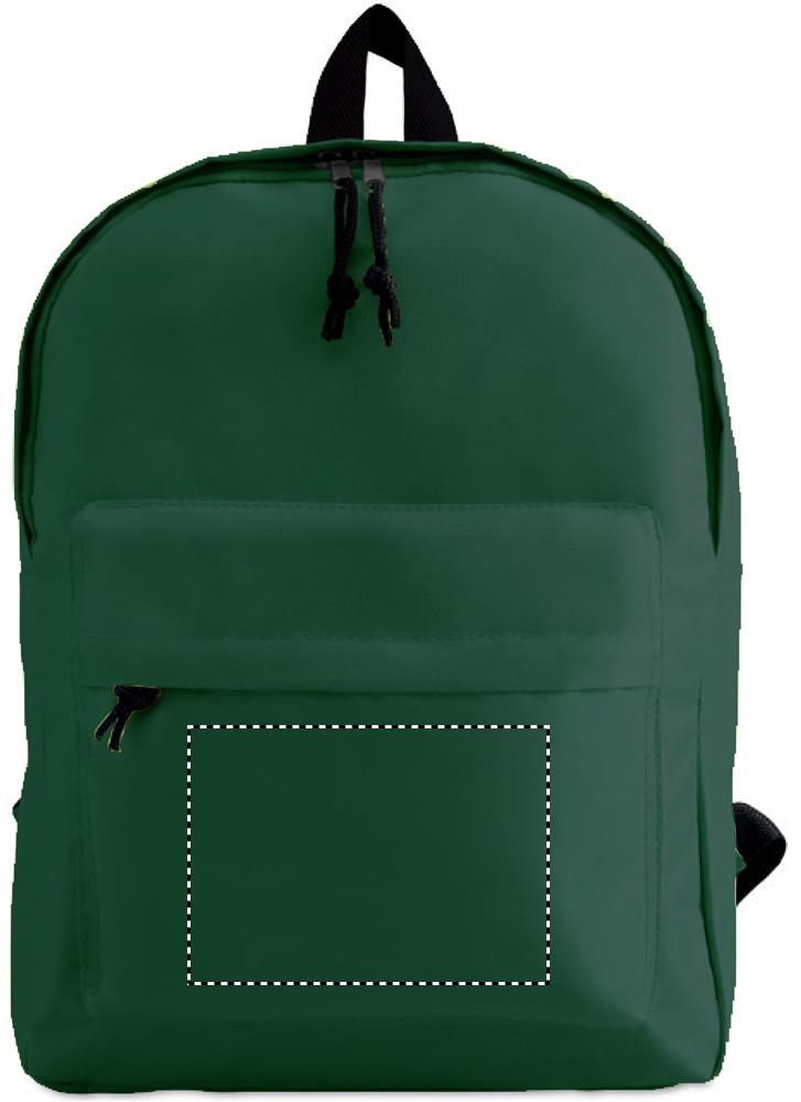 600D polyester backpack front pocket 60