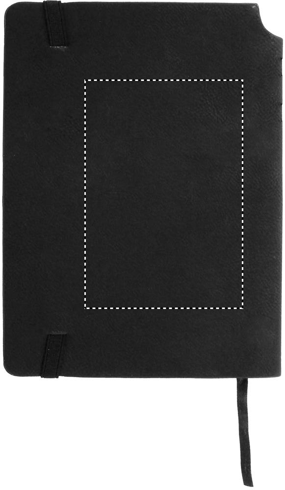 Notebook a righe in PU (A5) back laser 03