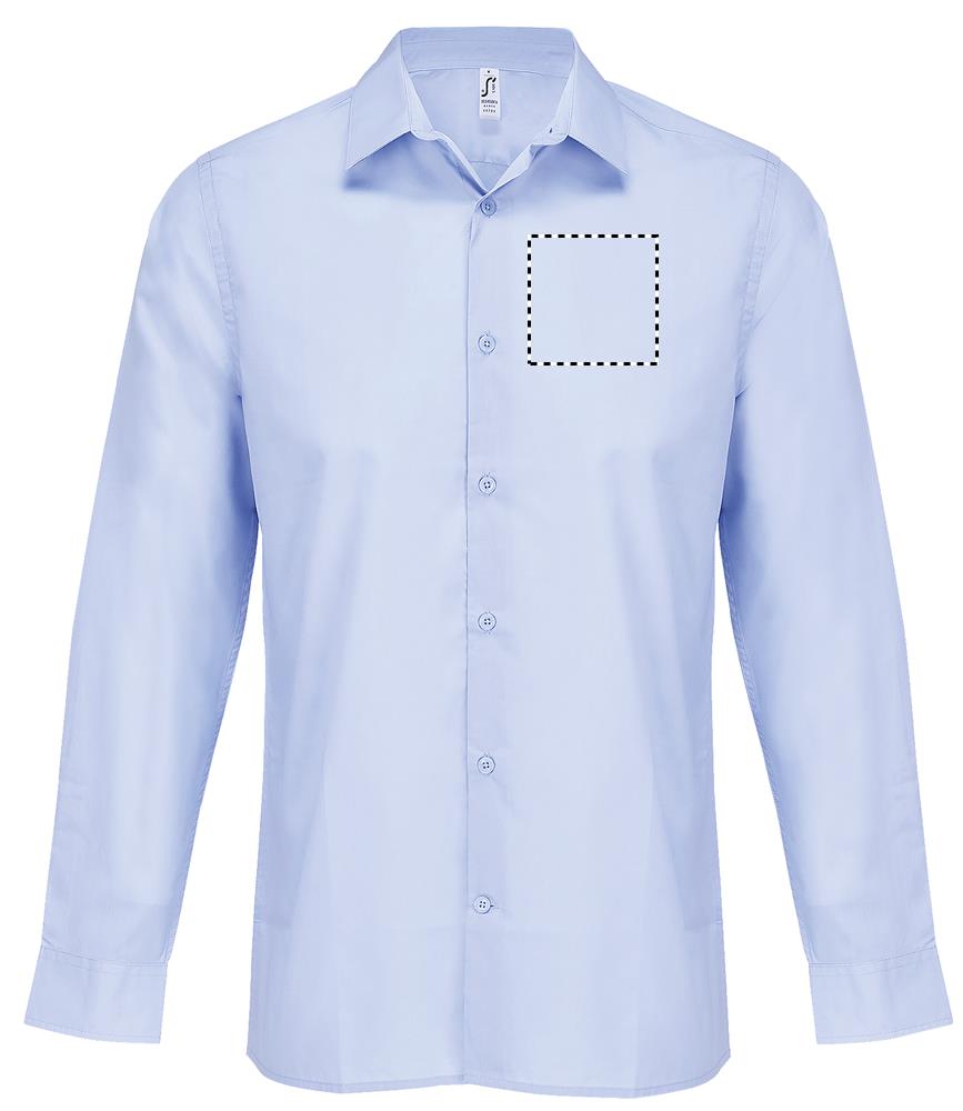 BAILEY MEN POPLIN SHIRT chest left sk