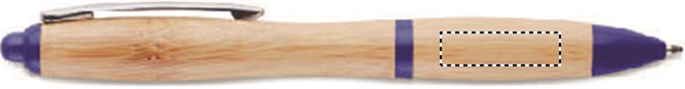 Penna a sfera in ABS e bamboo barrel left handed 37