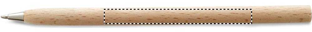 Penna a sfera in legno barrel r handed pad 40