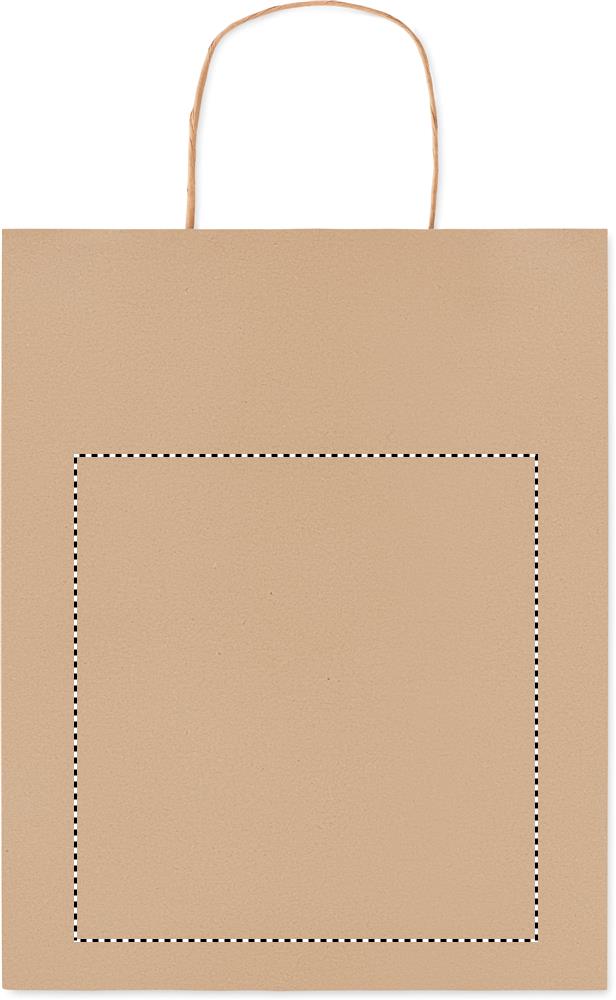 Medium Gift paper bag  90 gr/m² front 13