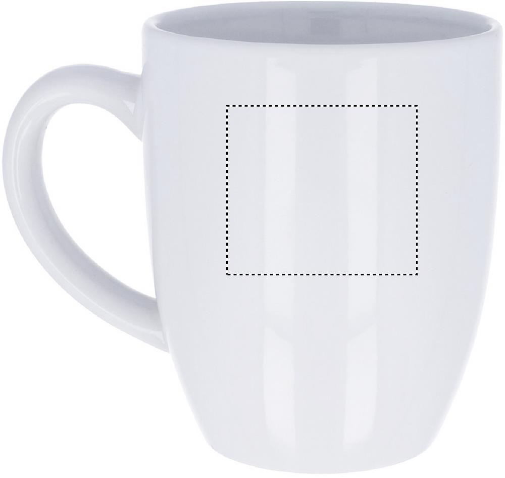 Ceramic mug 300 ml left handed 06