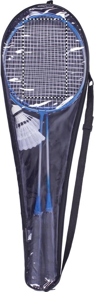 2 player badminton set pvc bag front 99