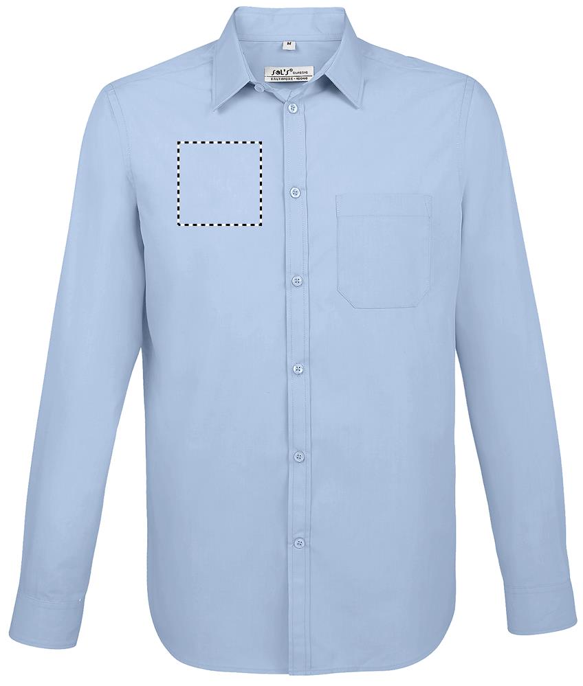 BALTIMORE FIT POPLIN SHIRT chest right sk