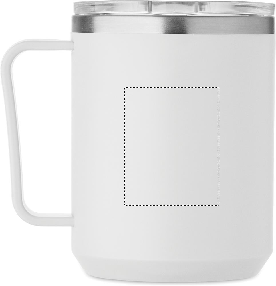 Double wall mug 400ml left handed 06