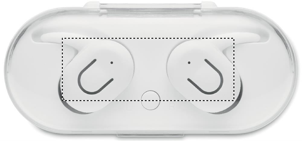 TWS earbuds with charging box top 06