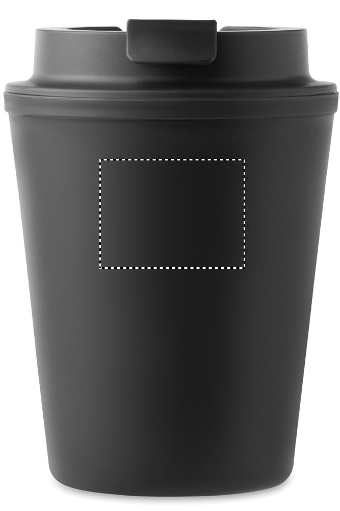 Recycled PP tumbler 300 ml front upper 03