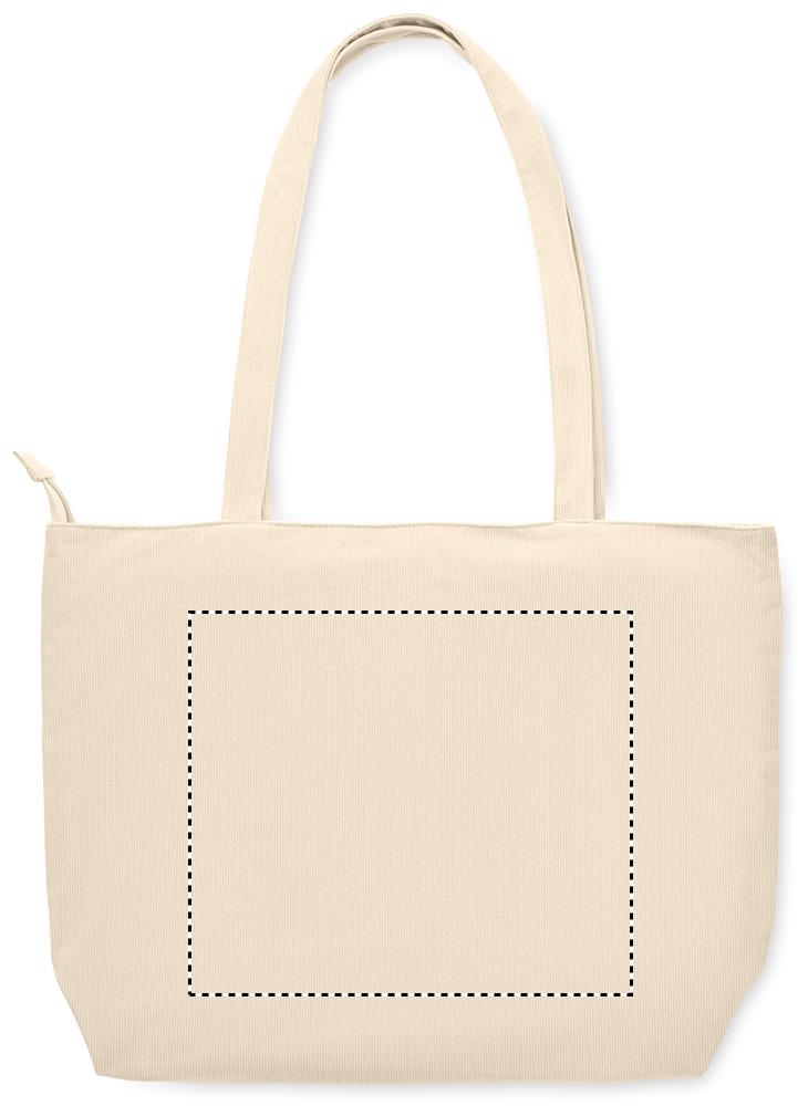 Shopper grande in velluto back 13