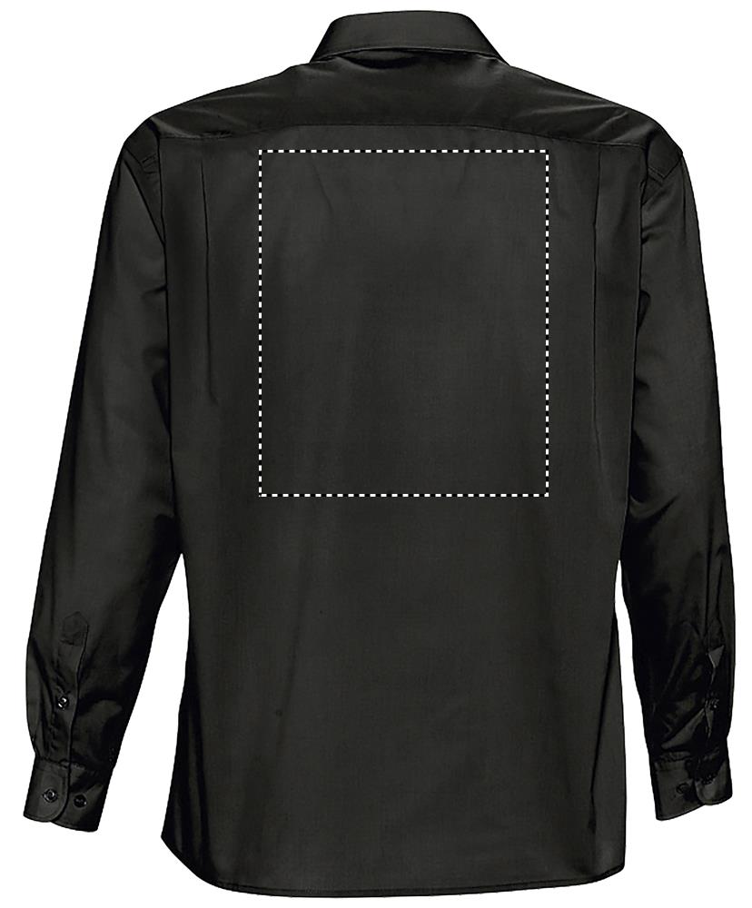 BALTIMORE POPLIN MEN SHIRT back bk