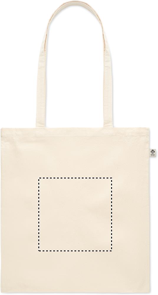 Organic cotton shopping bag embroidery 13