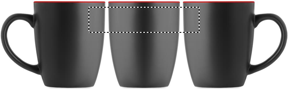 Two tone ceramic mug 290 ml roundscreen 05