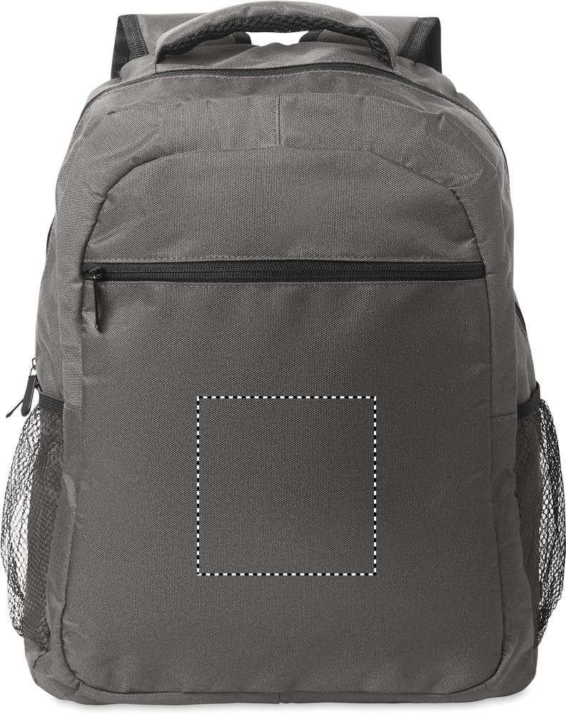 Zaino porta laptop da 15 pollic front embroidery 15