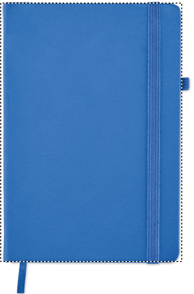 Recycled PU A5 lined notebook front pd 37