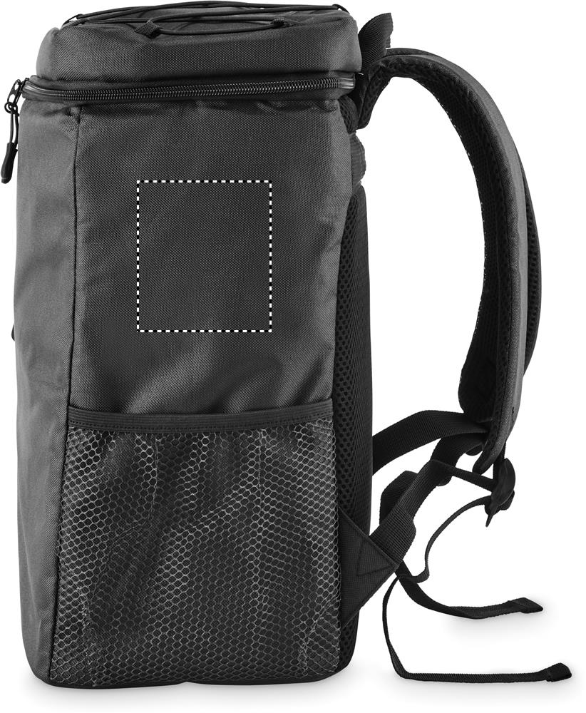 Cooler backpack in 600D RPET right side 03