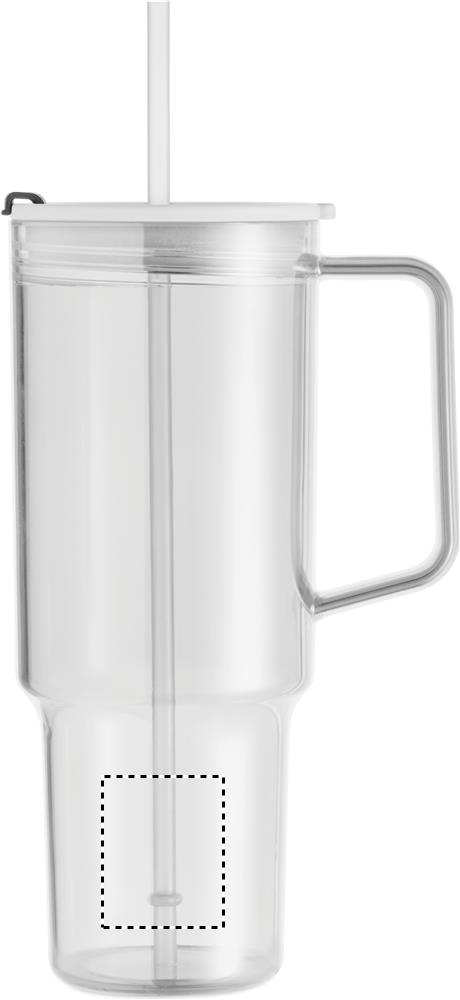 Bicchiere RPET 1200ml right handed lower 22