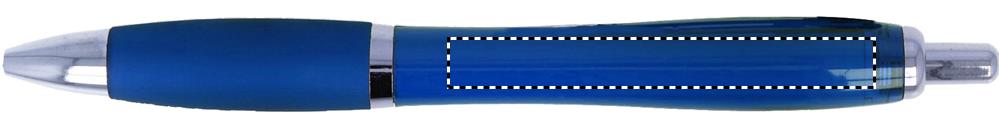 Riocolor Ball pen in blue ink opposite the clip 23