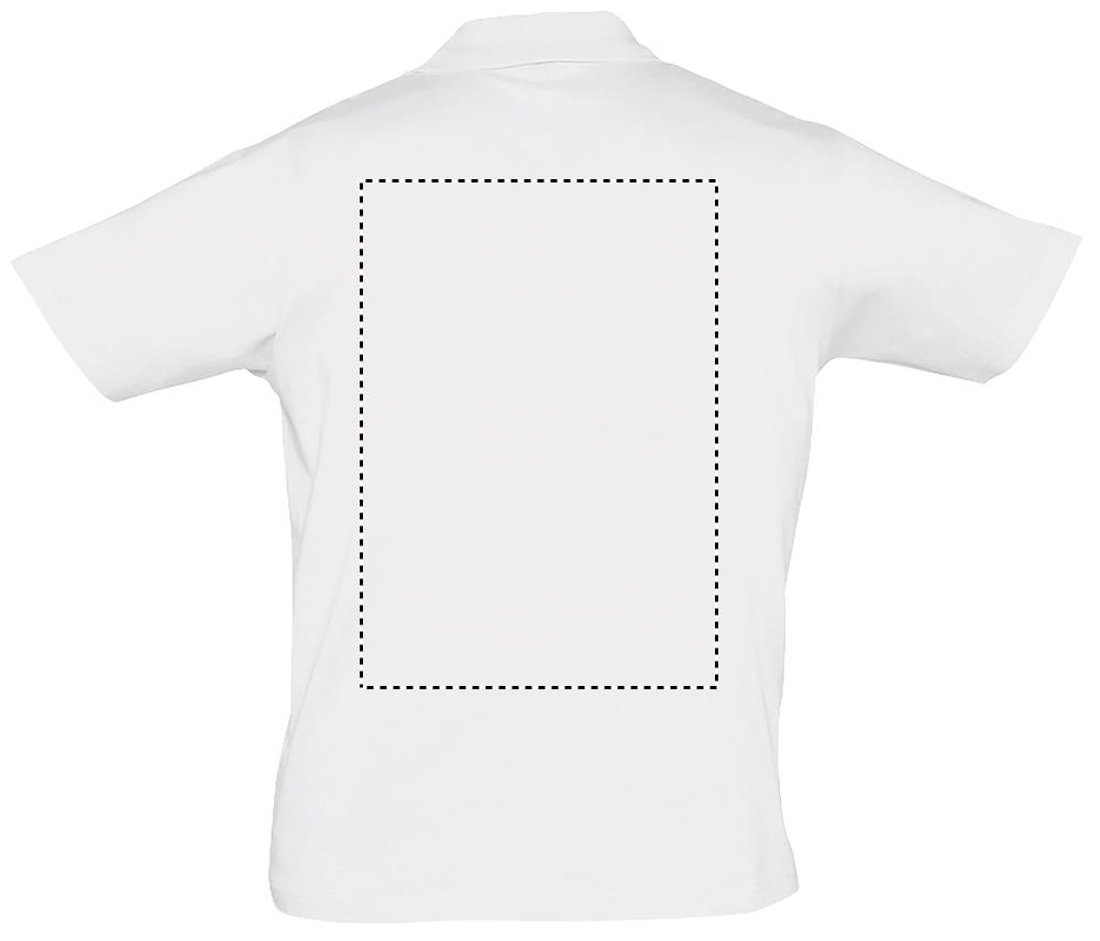PRESCOTT MEN POLO SHIRT 170 back wh